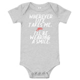"Wearing a smile" - Infant Onesie