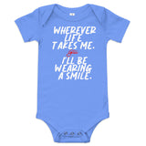 "Wearing a smile" - Infant Onesie